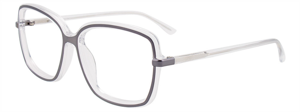 PARADOX P5063 Eyeglasses 070 Crystal & Steel 55mm