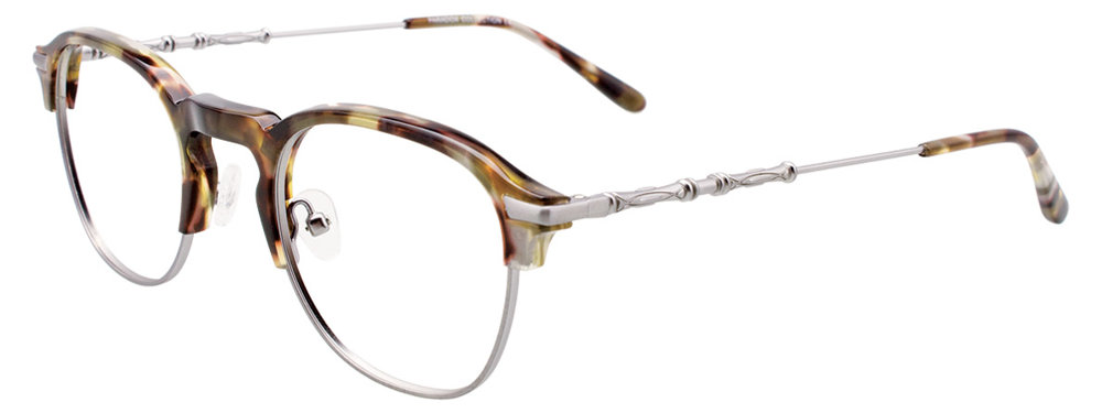 PARADOX P5042 Eyeglasses 010 Demi Brown & Steel 49mm