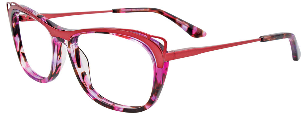 PARADOX P5049 Eyeglasses 030 Matt Red & Pink Marbled 52mm