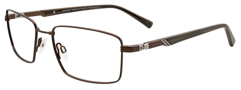 EASYTWIST ET974 Eyeglasses 010 Matt Dark Brown 55mm