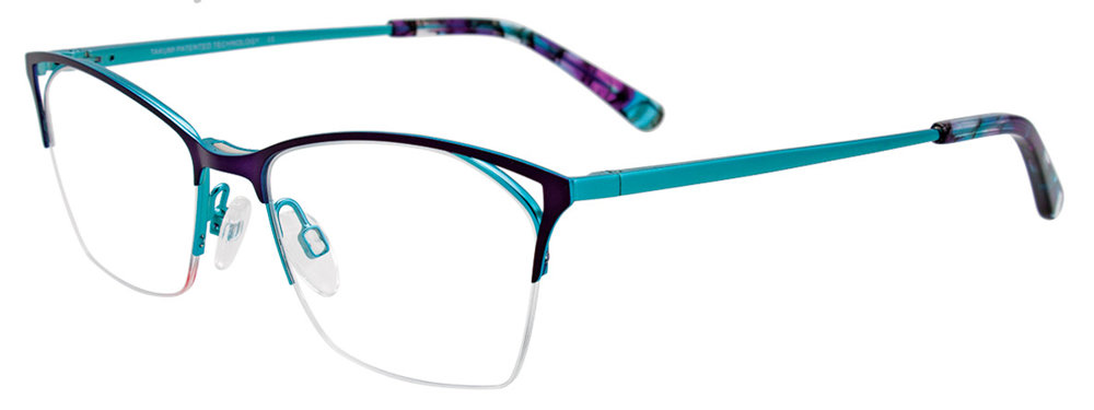 TAKUMI TK1087 Eyeglasses 080 Satin Purple & Turquoise 50mm