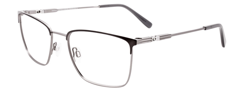 EASYCLIP EC529 Eyeglasses 020 Satin Dark Grey & Steel 54mm