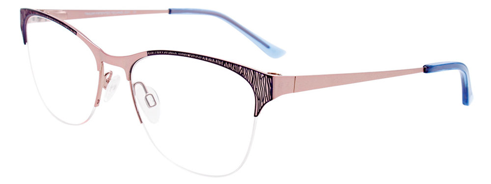 TAKUMI TK1138 Eyeglasses 050 Blue & Matt Light Pink 55mm