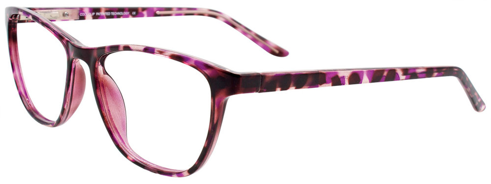 COOLCLIP CC840 Eyeglasses 080 Purple Tortoise 51mm