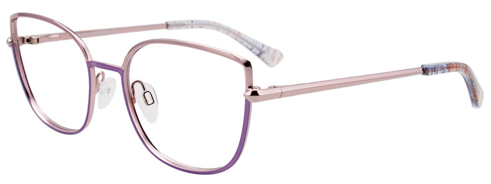 PARADOX P5069 Eyeglasses 030 Shiny Rosy Plum & Light Pink 52mm