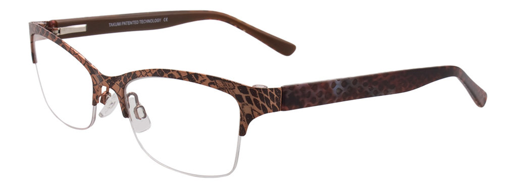 TAKUMI TK972 Eyeglasses 010 Light & Dark Brown 53mm
