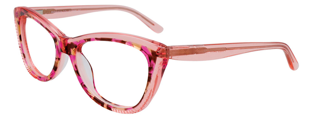 PARADOX P5028 Eyeglasses 030 Pink & Brown & Crystal Pink 54mm