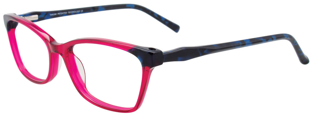 TAKUMI TK1088 Eyeglasses 035 Dark Pink Crystal 52mm