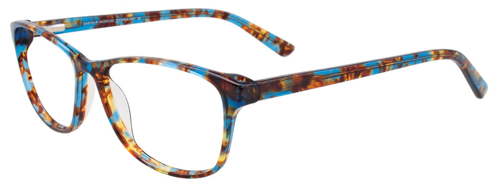 EASYCLIP EC426 Eyeglasses 050-Blue-&-Brown 53mm