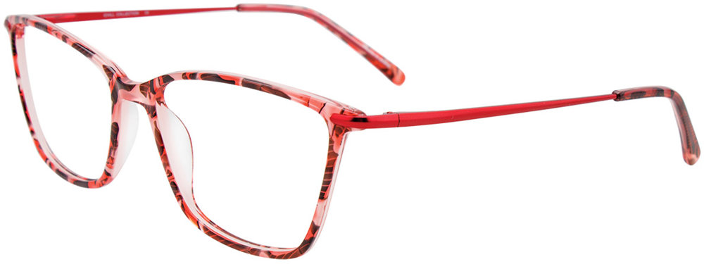 I CHILL C7012 Eyeglasses 030 Light Red & Black 54mm