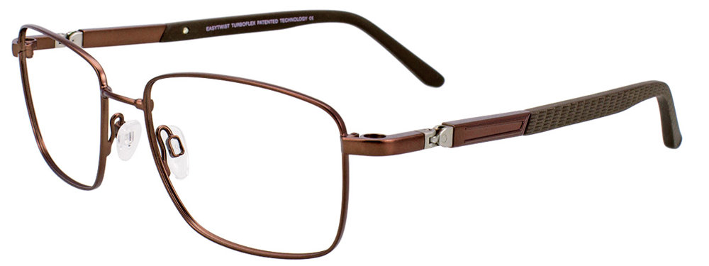 TWIST&CLIP CT247 Eyeglasses 010 Satin Dark Brown 53mm