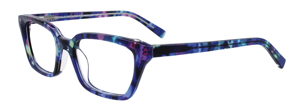 EASYCLIP EC424 Eyeglasses 080 Purple Marbled 50mm