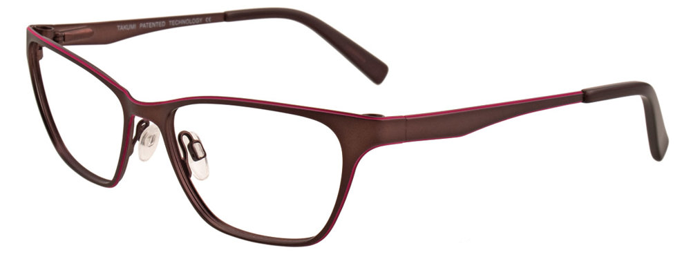 TAKUMI TK949 Eyeglasses 010 Satin Brown & Pink 52mm