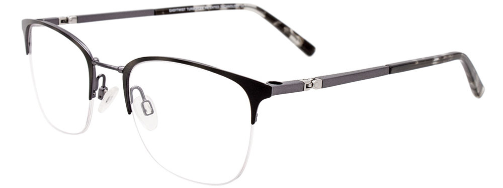TWIST&CLIP CT268 Eyeglasses 020-Matt-Demi-Grey-&-Steel 50mm