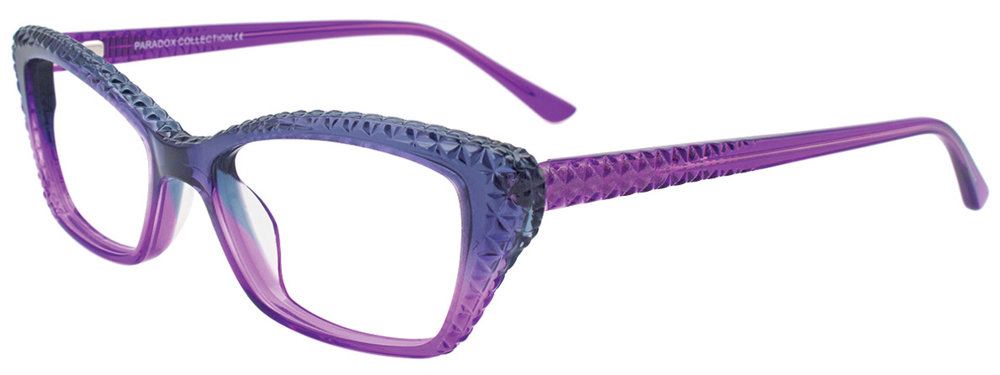 PARADOX P5029 Eyeglasses 080 Violet & Purple 52mm