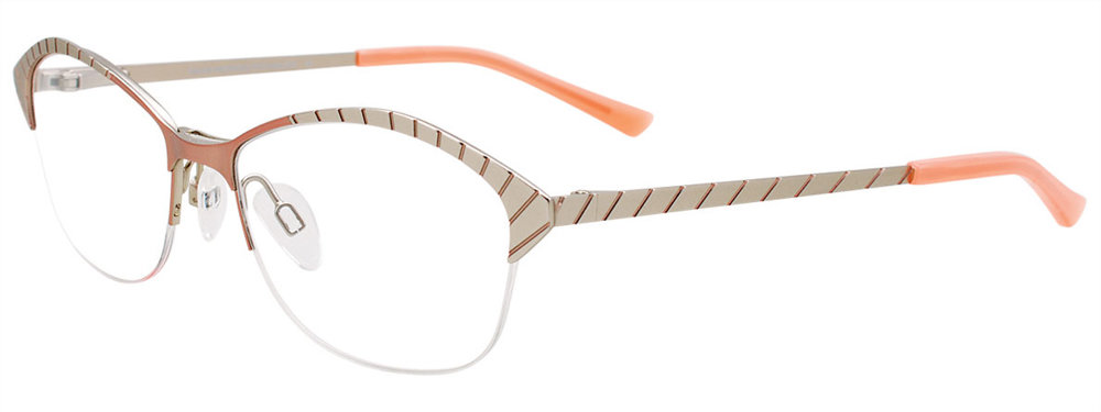 TAKUMI TK1117 Eyeglasses 035 Satin Light Salmon & Steel 50mm
