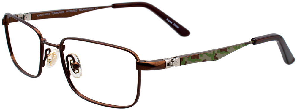 EASYTWIST ET980 Eyeglasses 010 Satin Brown 46mm