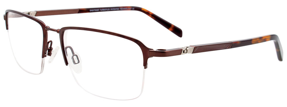 TWIST&CLIP CT262 Eyeglasses 010-Matt-Dark-Brown 53mm