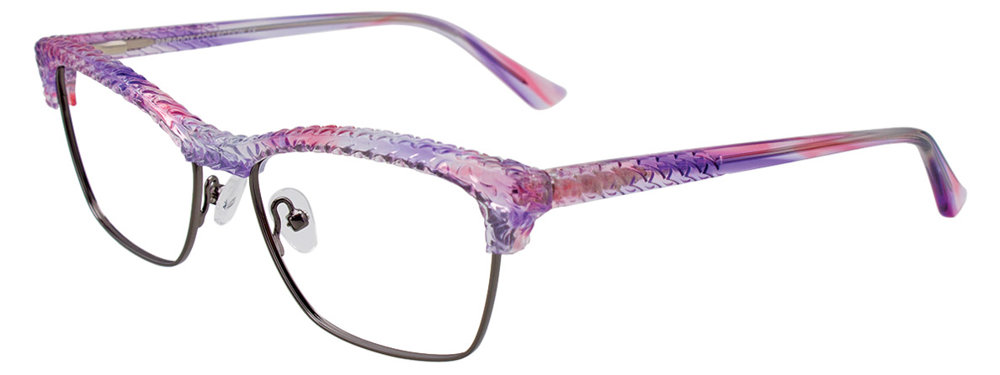 PARADOX P5048 Eyeglasses 030 Marbled Pink & Dark Grey 54mm
