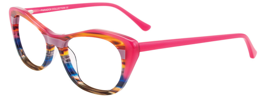 PARADOX P5037 Eyeglasses 030 Pink & Caramel & Blue & Lilac 52mm