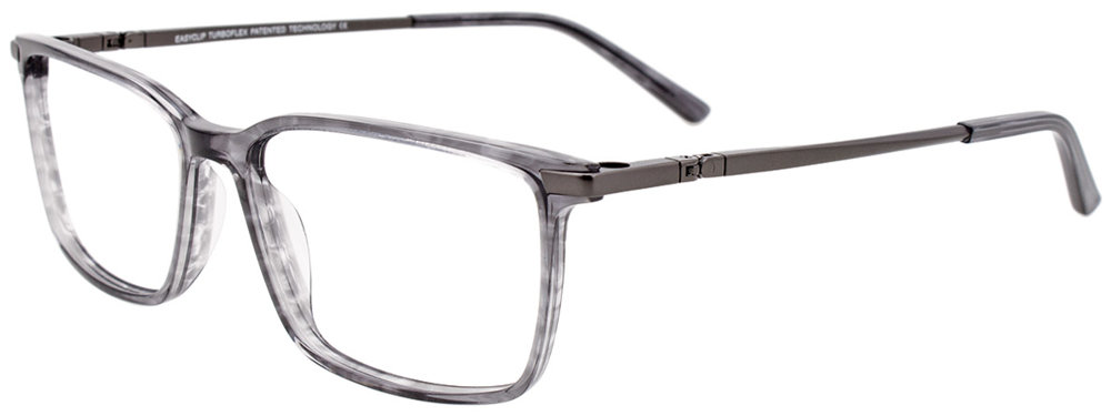 EASYCLIP EC512 Eyeglasses 020 Grey Marbled 53mm
