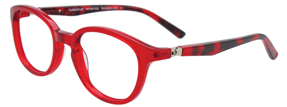 EASYCLIP EC495 Eyeglasses 035 Red Crystal 45mm