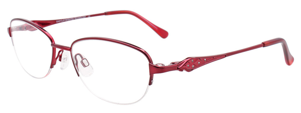 EASYCLIP EC479 Eyeglasses 030 Shiny Red 51mm