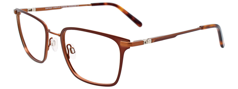 EASYTWIST ET997 Eyeglasses 010 Matt Dark Brown & Brown 53mm