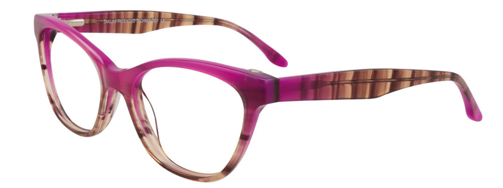 TAKUMI TK1051 Eyeglasses 080 Marbled Orchid & Dark Red 51mm