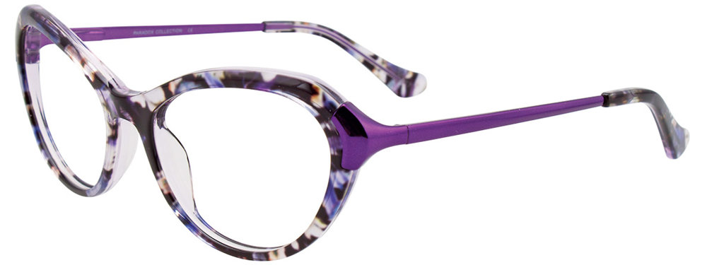 PARADOX P5050 Eyeglasses 080 Violet Marbled & Violet 52mm
