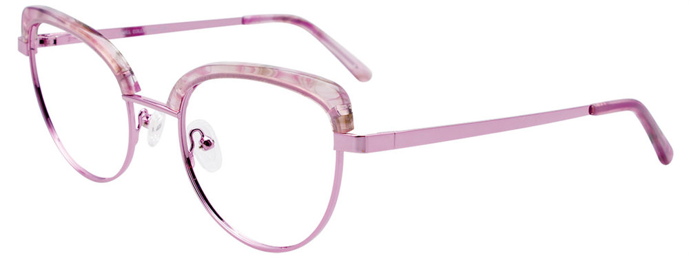 I CHILL C7029 Eyeglasses 030 Light Pink Crystal Marbled 52mm