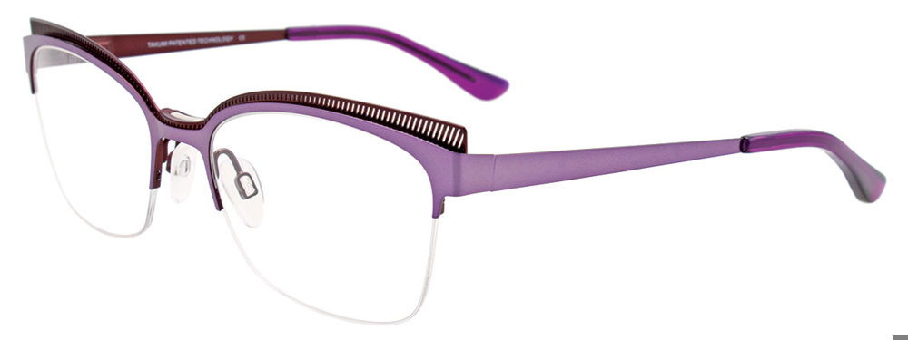 TAKUMI TK1110 Eyeglasses 080 Satin Purple & Maroon 53mm