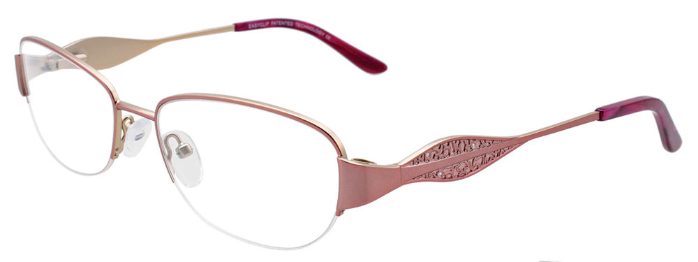 EASYCLIP EC391 Eyeglasses 030 Satin Light Pink 55mm