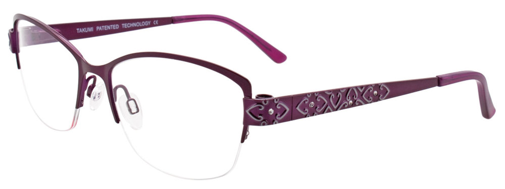TAKUMI TK984 Eyeglasses 030 Satin Raspberry & Lilac 54mm