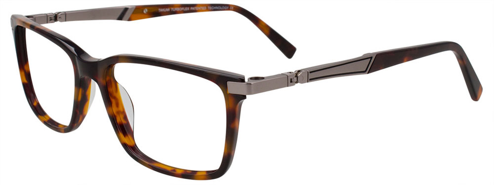 TAKUMI TK1080 Eyeglasses 010 Demi Amber & Steel 52mm