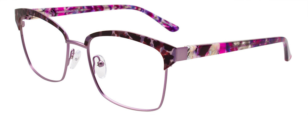 PARADOX P5073 Eyeglasses 080 Purple Tortoise & Matt Light Purple 55mm
