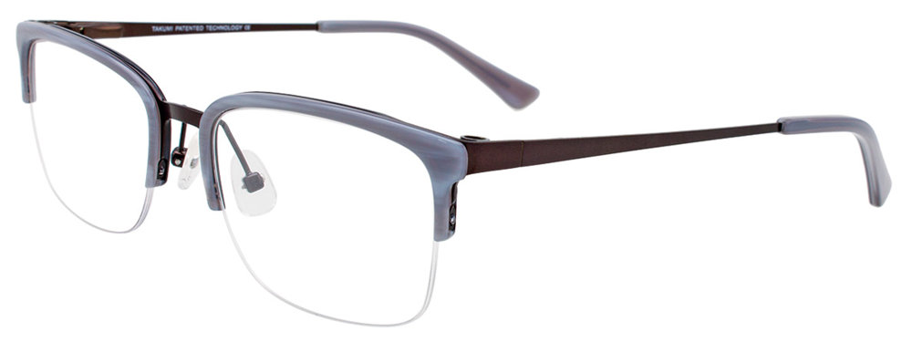 TAKUMI TK1036 Eyeglasses 020 Satin Dark Grey & Marbled Grey 53mm