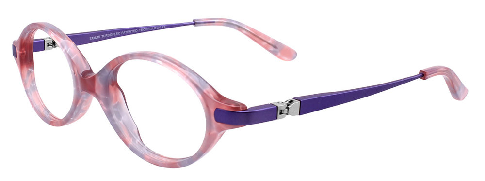 TAKUMI TK1042 Eyeglasses 080 Lilac & Light Pink 40mm