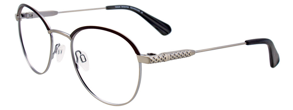 TAKUMI TK1049 Eyeglasses 090 Satin Steel & Black 51mm
