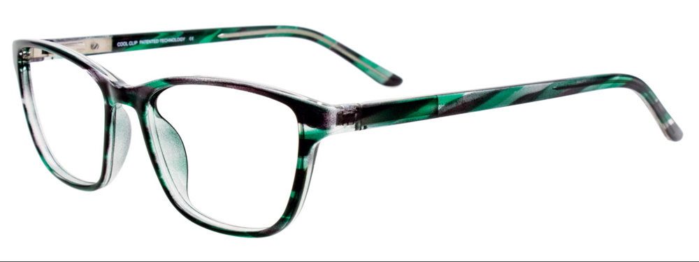 COOLCLIP CC841 Eyeglasses 050 Blue Green Marbled 49mm
