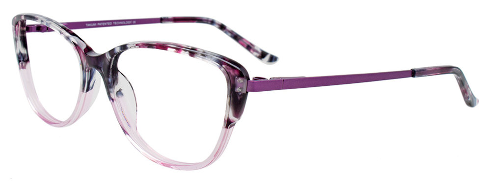 TAKUMI TK1111 Eyeglasses 080 Crystal Purple & Purple Marbled 53mm