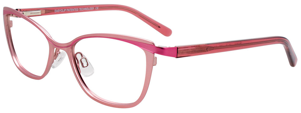 EASYCLIP EC509 Eyeglasses 030 Satin Light Pink & Pink 48mm