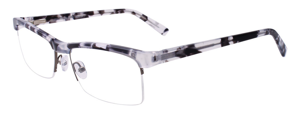 PARADOX P5017 Eyeglasses 020 Light Grey Crystal & Black 55mm