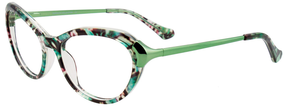 PARADOX P5050 Eyeglasses 060 Green Marbled & Green 52mm