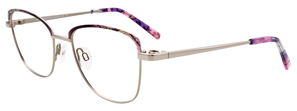 TAKUMI TK1118 Eyeglasses 080 Purpe & Shiny Silver 52mm