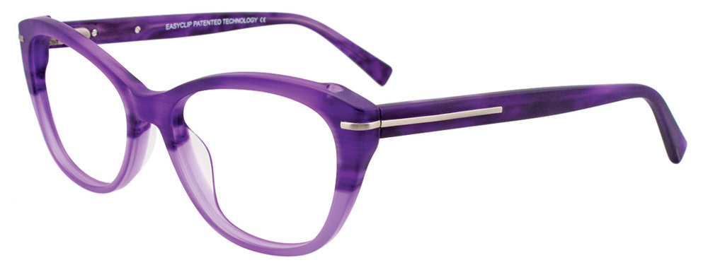 EASYCLIP EC425 Eyeglasses 080 Purple 54mm