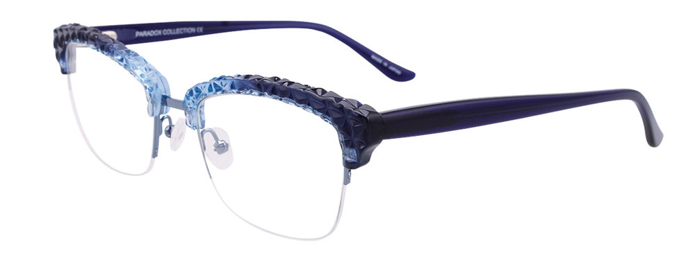 PARADOX P5036 Eyeglasses 050 Dark & Light Blue 53mm