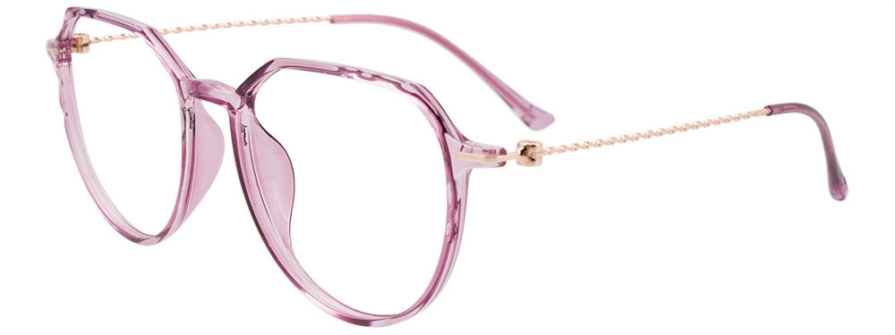 I CHILL C7016 Eyeglasses 080 Crystal Purple & Gold 52mm