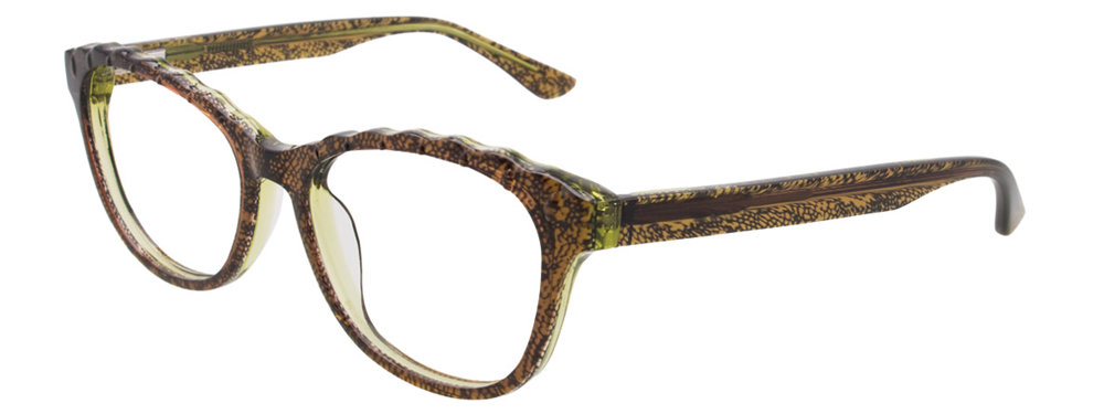 PARADOX P5005 Eyeglasses 010 Crystal brown & crystal olive 53mm
