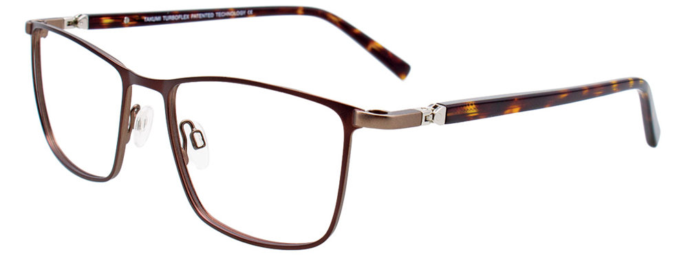 TAKUMI TK1131 Eyeglasses 010 Matt Dark Brown & Dark Gold 54mm